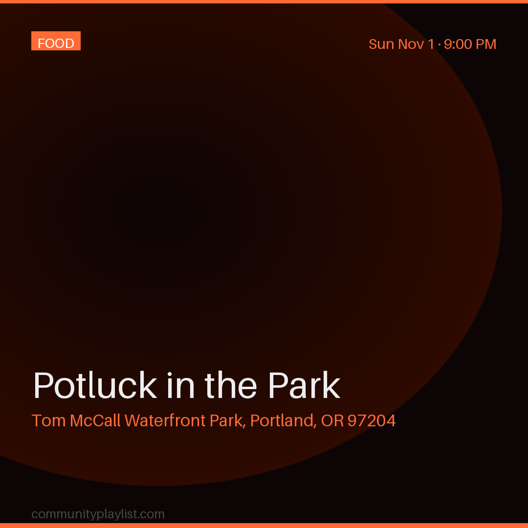Potluck in the Park