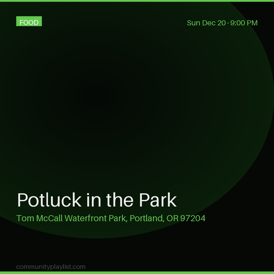Potluck in the Park