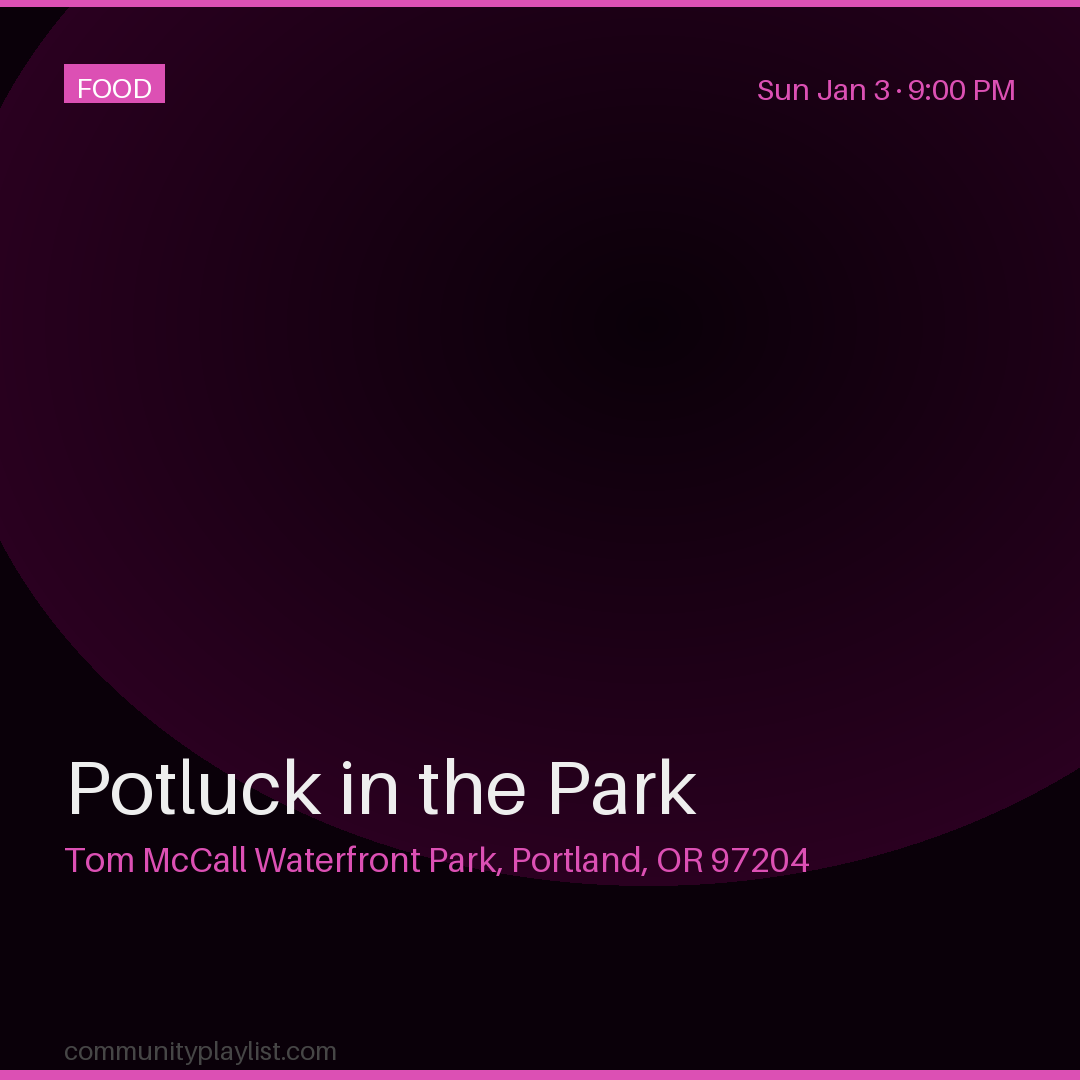 Potluck in the Park