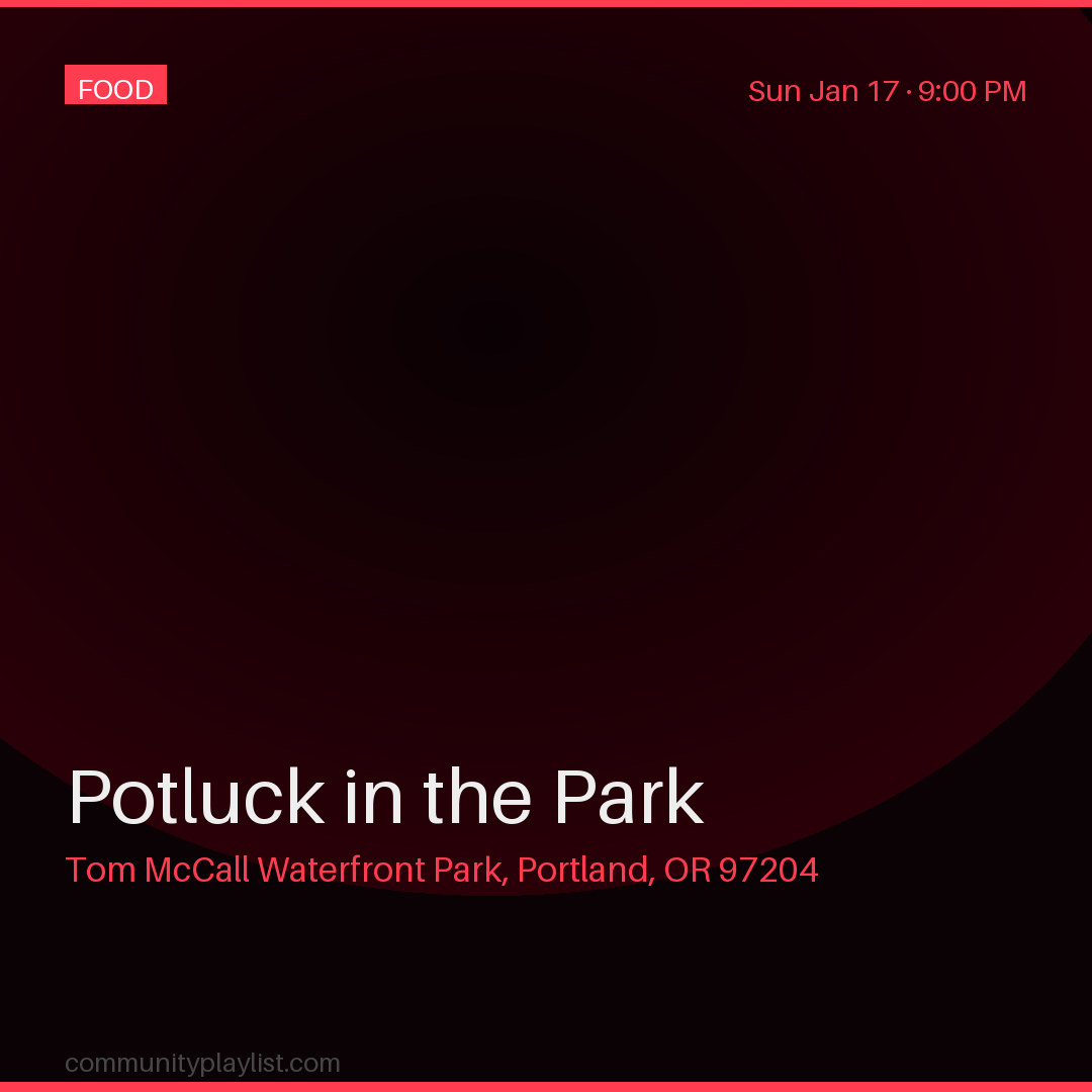 Potluck in the Park