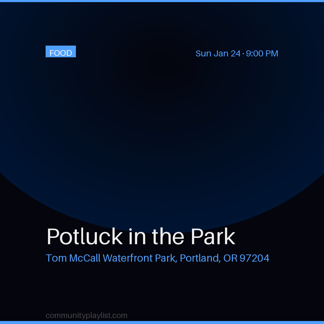 Potluck in the Park