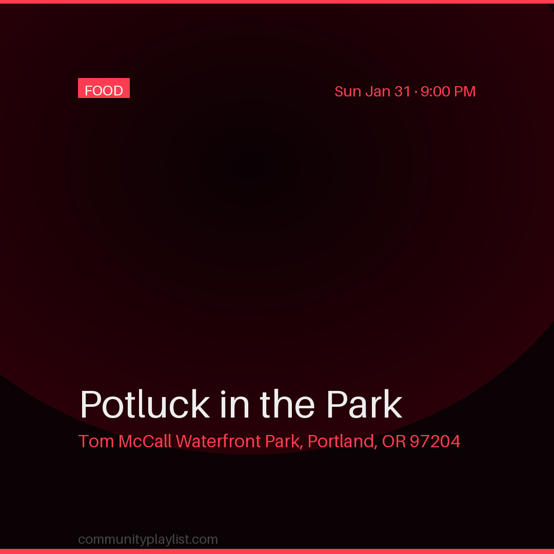 Potluck in the Park