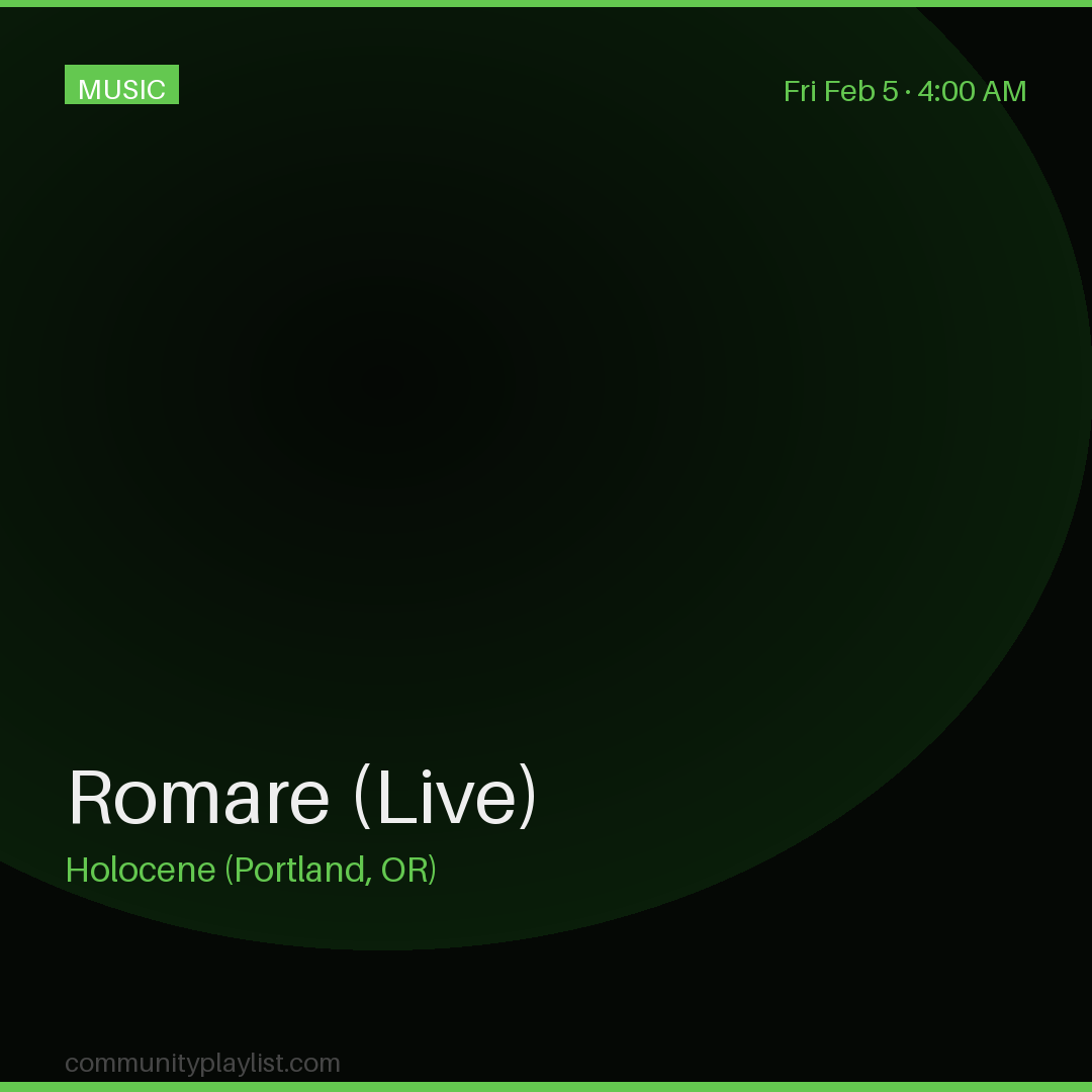 Romare (Live)