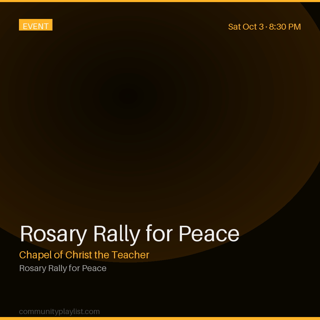 Rosary Rally for Peace