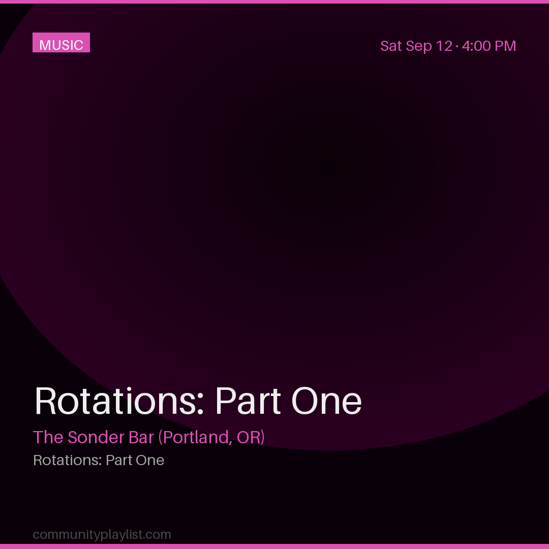 Rotations: Part One