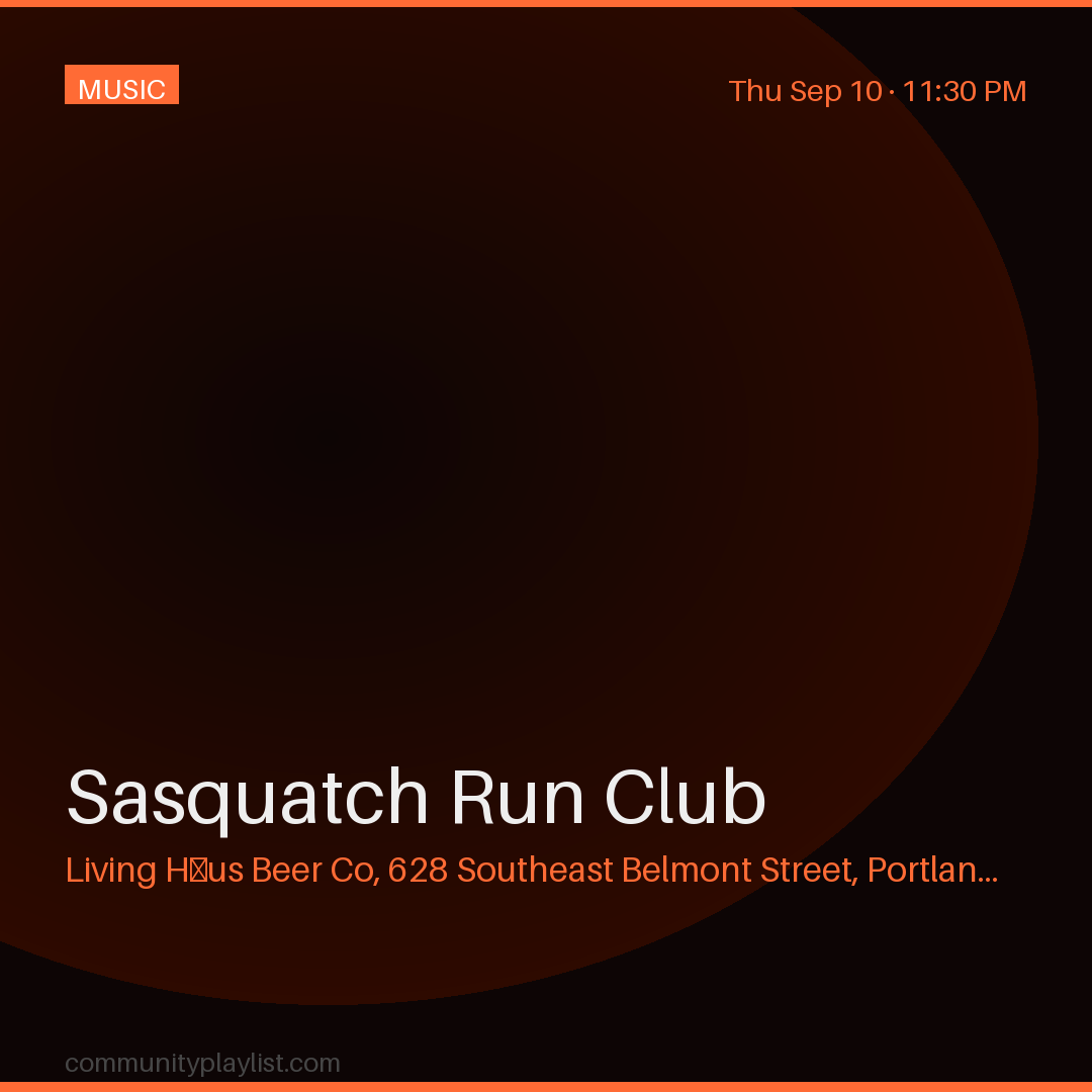 Sasquatch Run Club