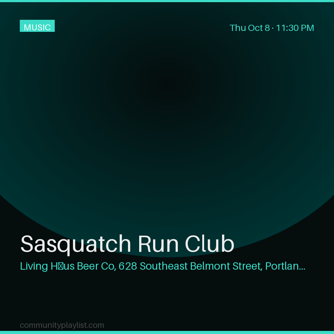 Sasquatch Run Club