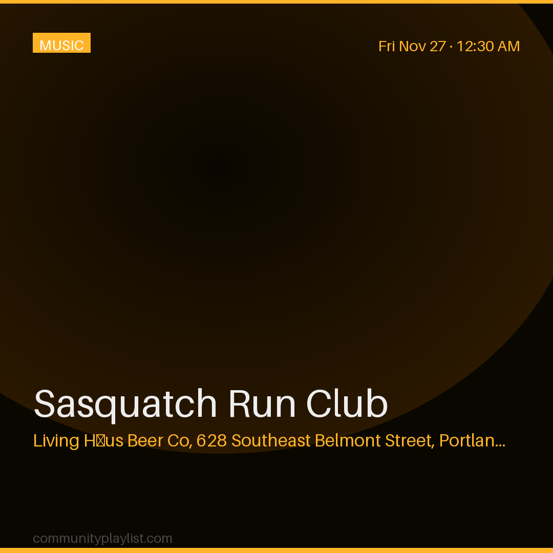 Sasquatch Run Club