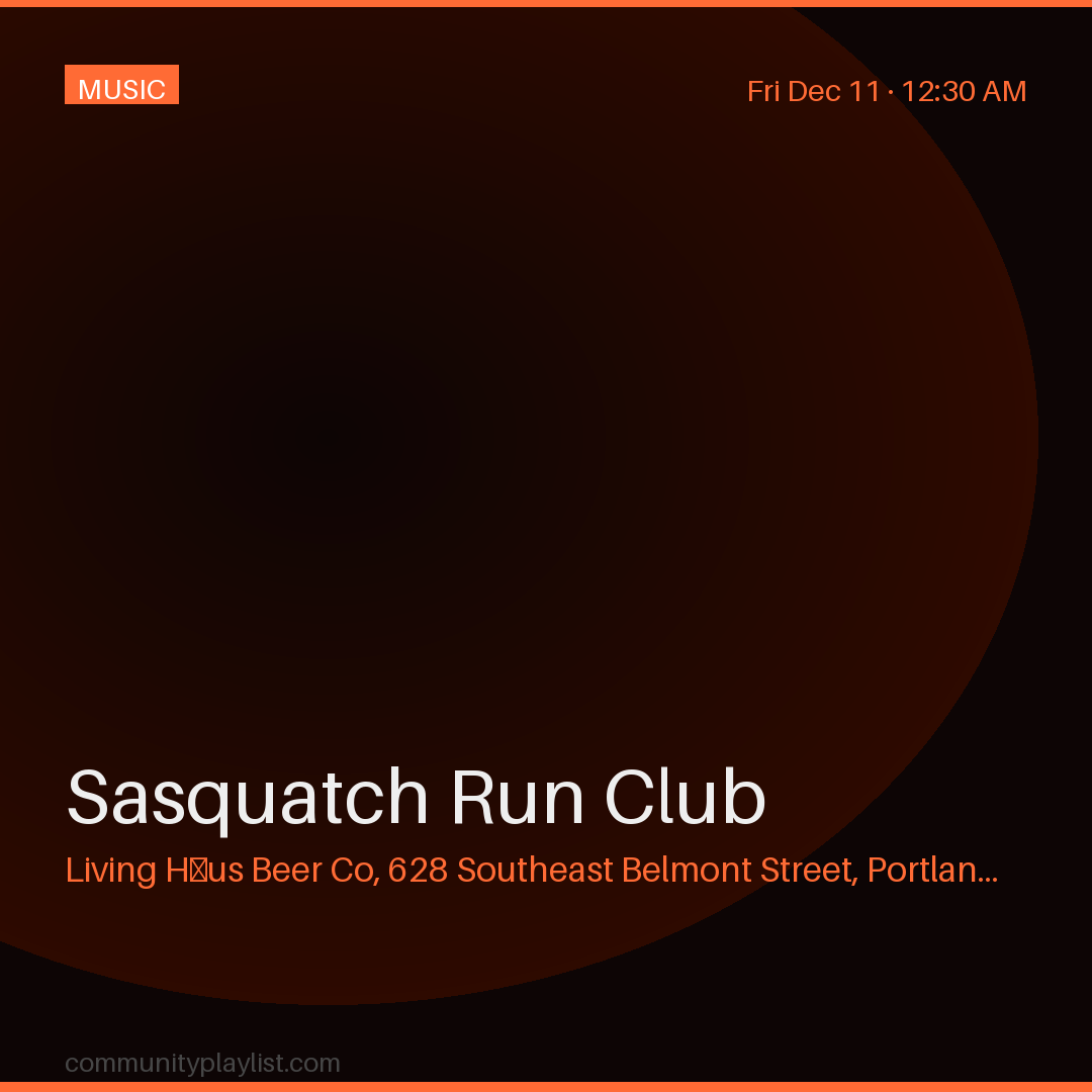 Sasquatch Run Club