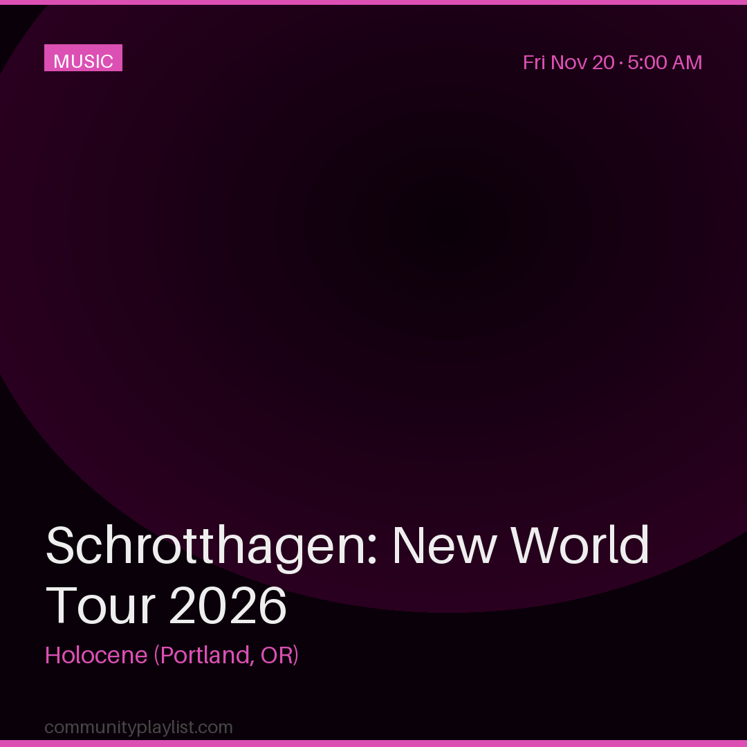 Schrotthagen: New World Tour 2026