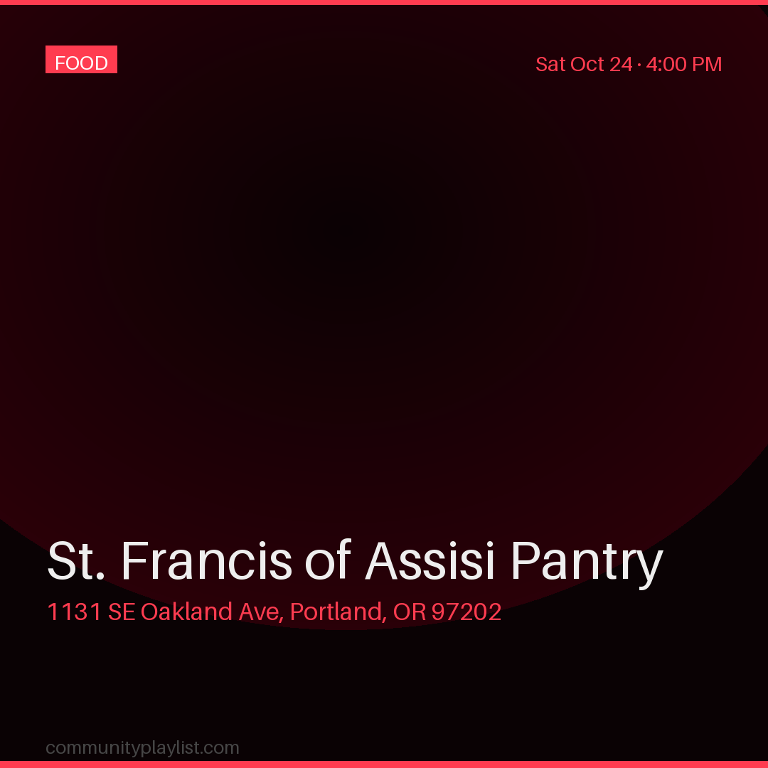 St. Francis of Assisi Pantry
