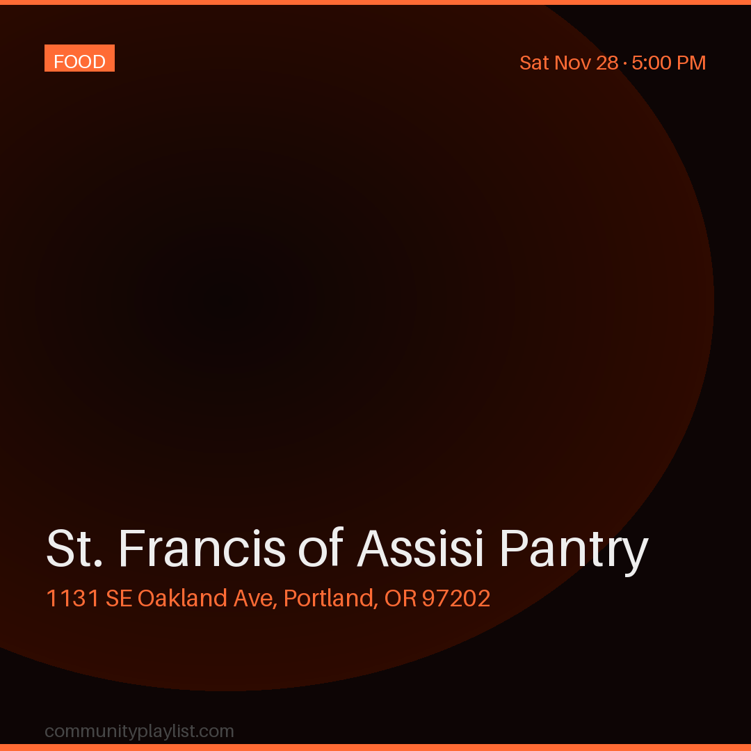 St. Francis of Assisi Pantry