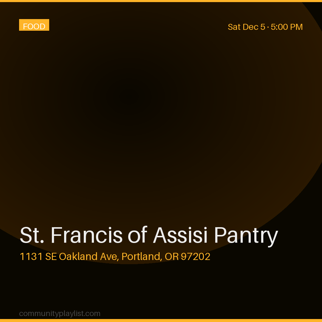 St. Francis of Assisi Pantry