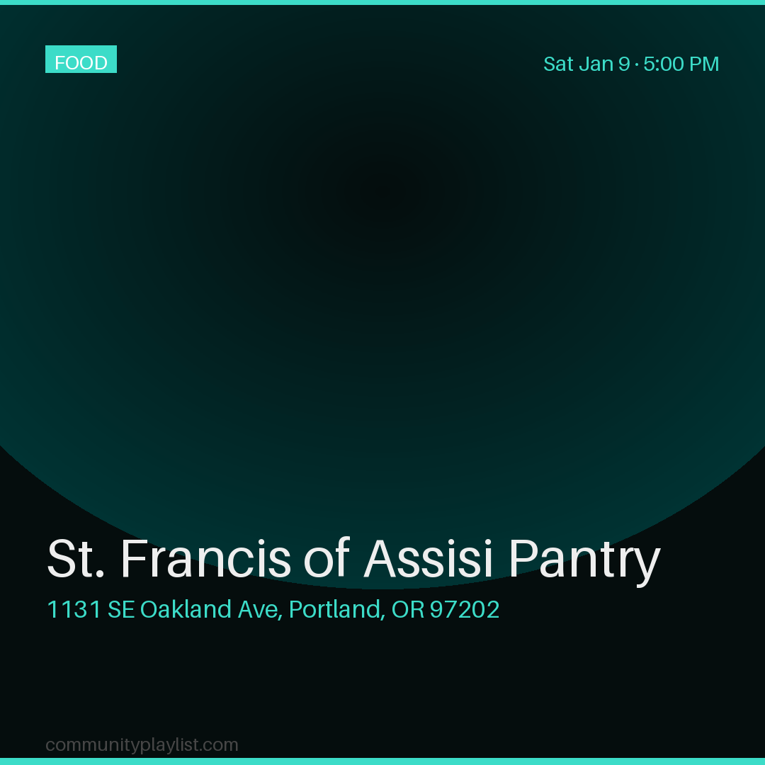 St. Francis of Assisi Pantry