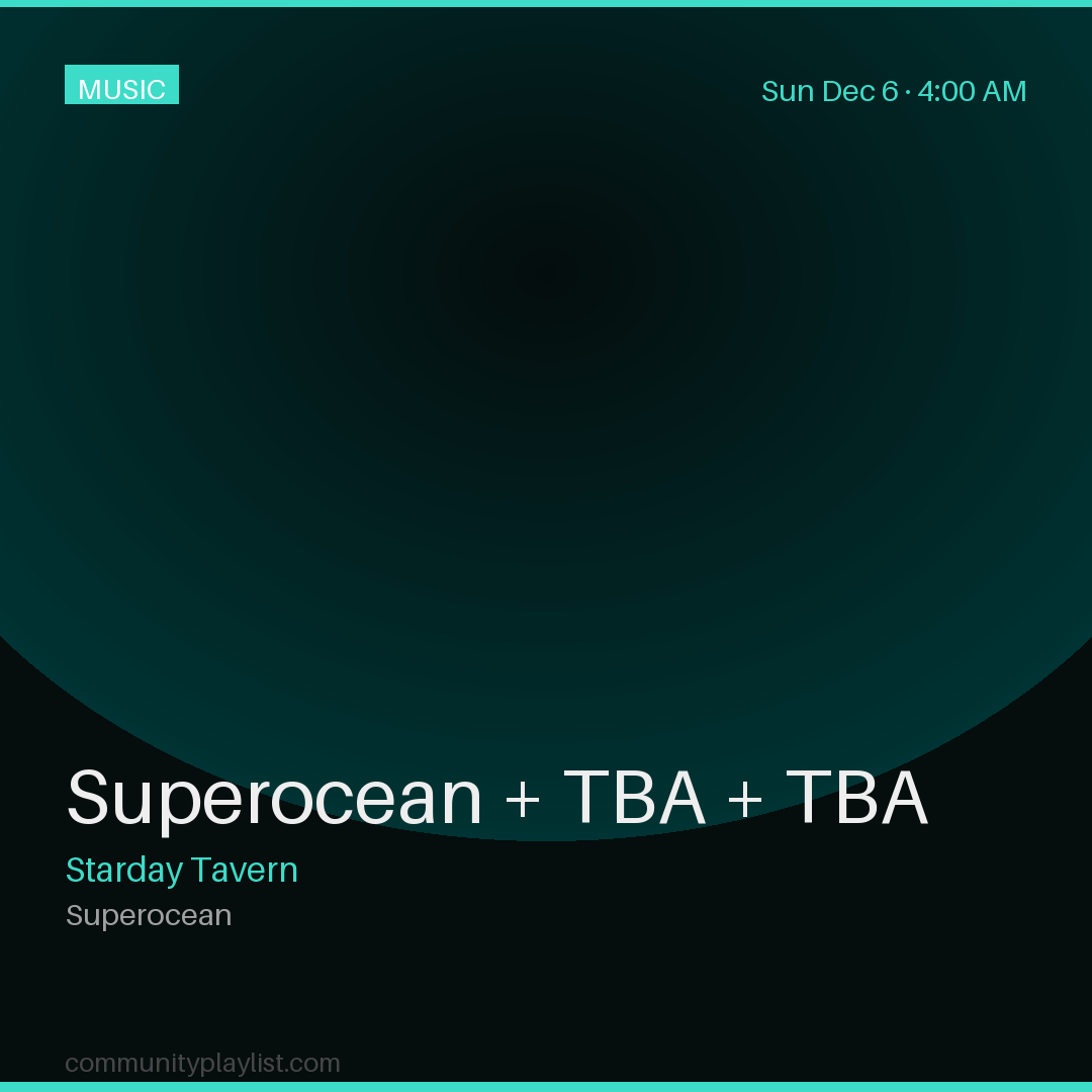Superocean + TBA + TBA
