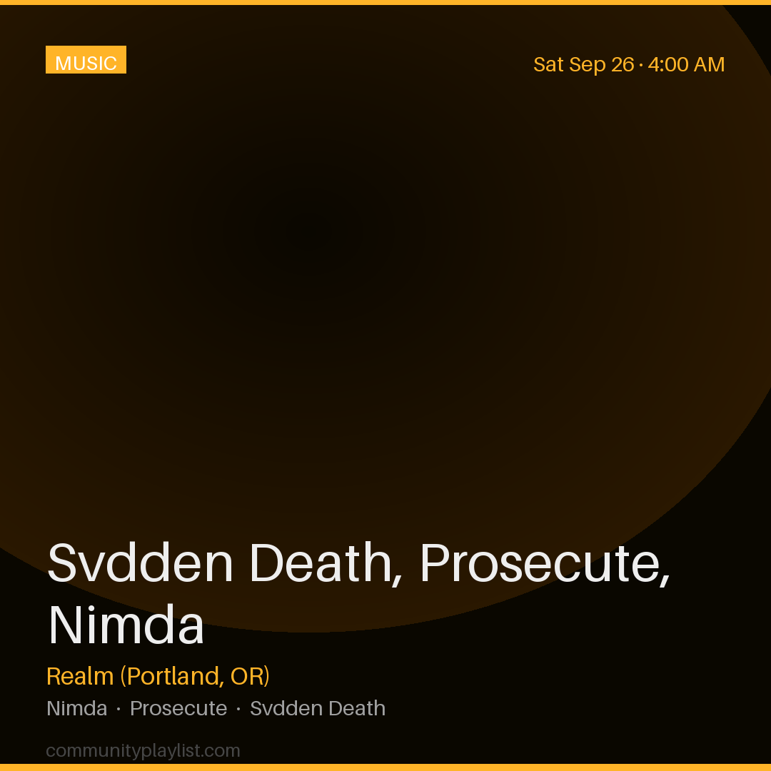 Svdden Death, Prosecute, Nimda