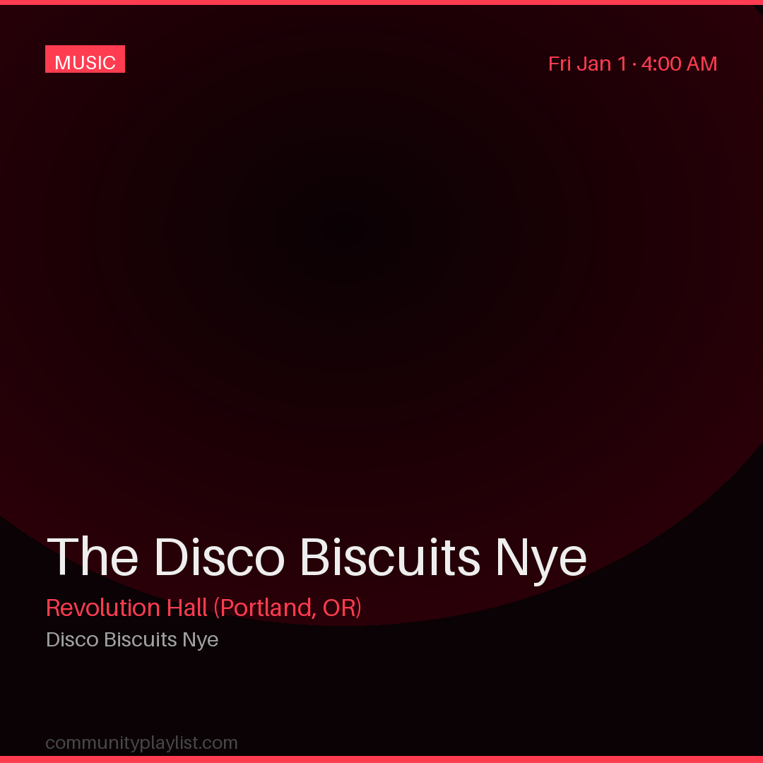 The Disco Biscuits Nye