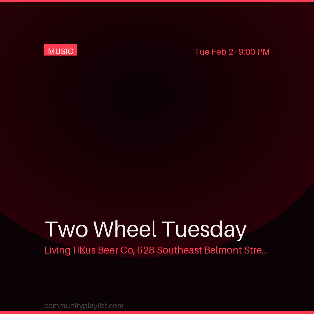 Two Wheel Tuesday