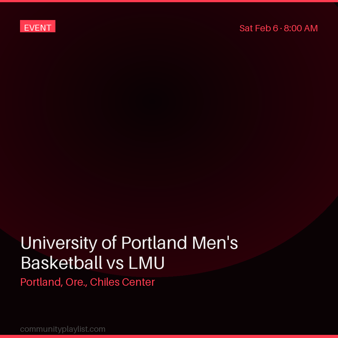University of Portland Men's Basketball vs LMU