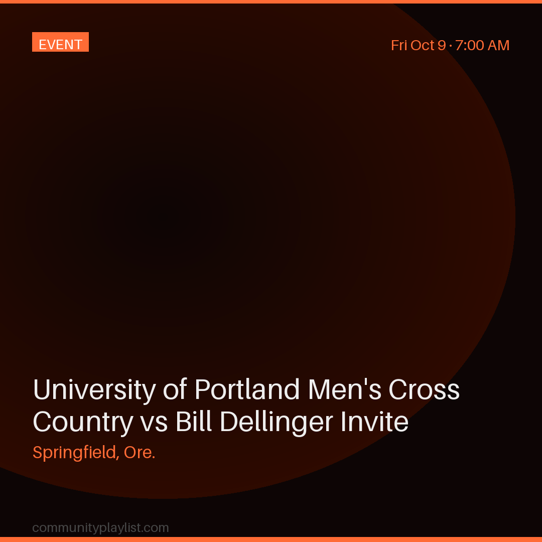 University of Portland Men's Cross Country vs Bill Dellinger Invite