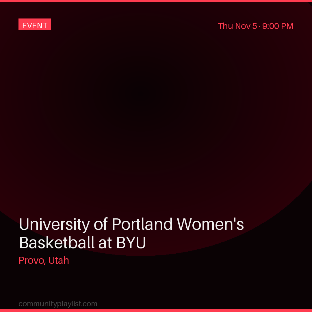 University of Portland Women's Basketball at BYU