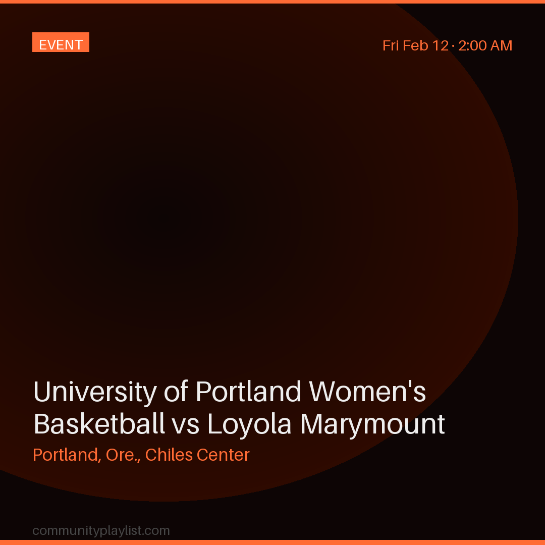 University of Portland Women's Basketball vs Loyola Marymount
