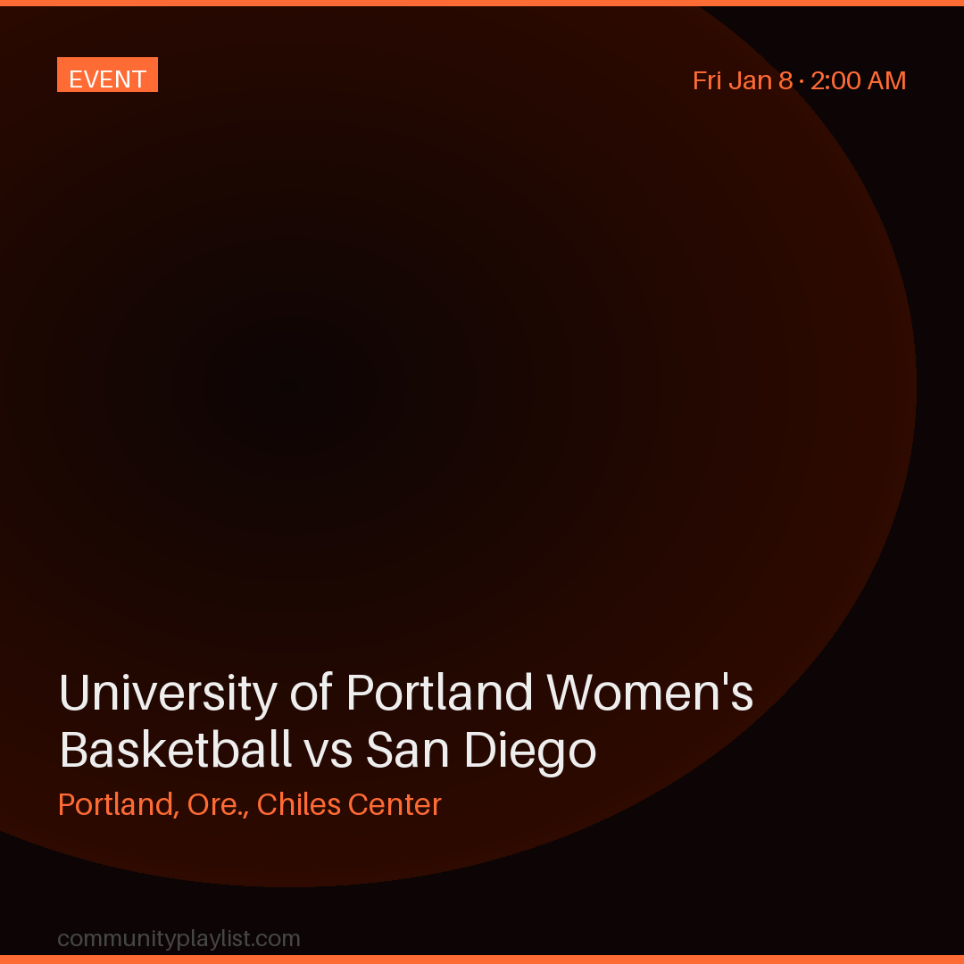 University of Portland Women's Basketball vs San Diego