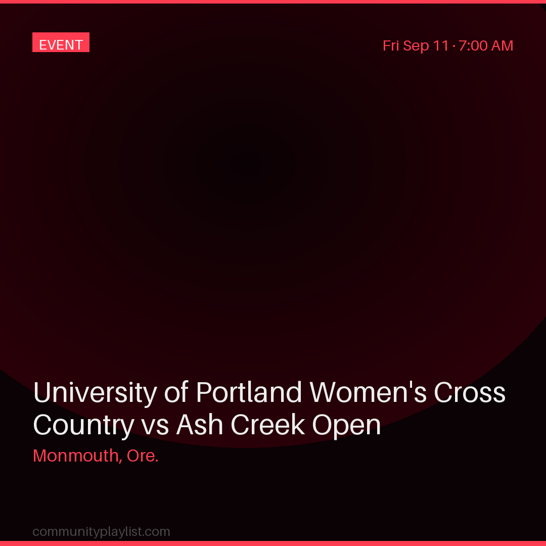 University of Portland Women's Cross Country vs Ash Creek Open