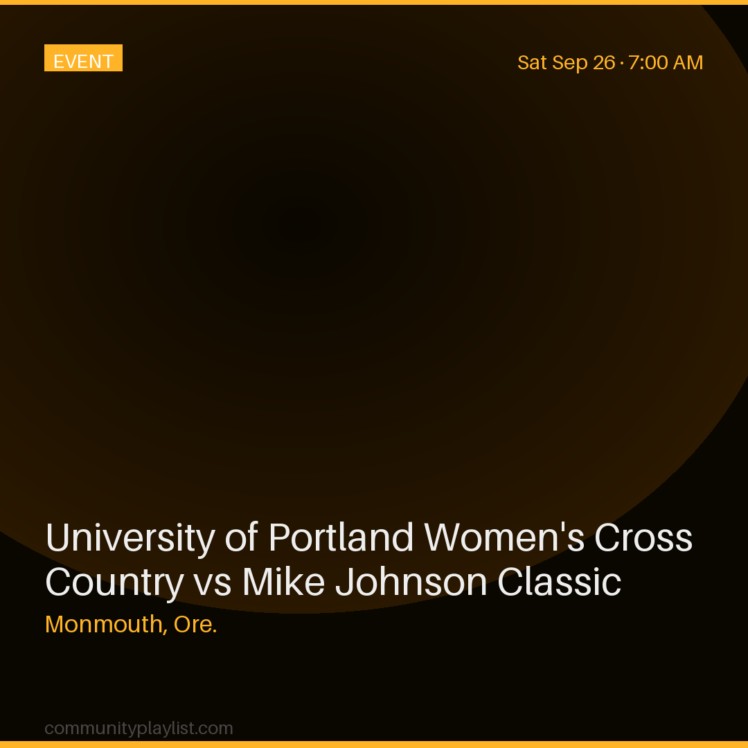 University of Portland Women's Cross Country vs Mike Johnson Classic