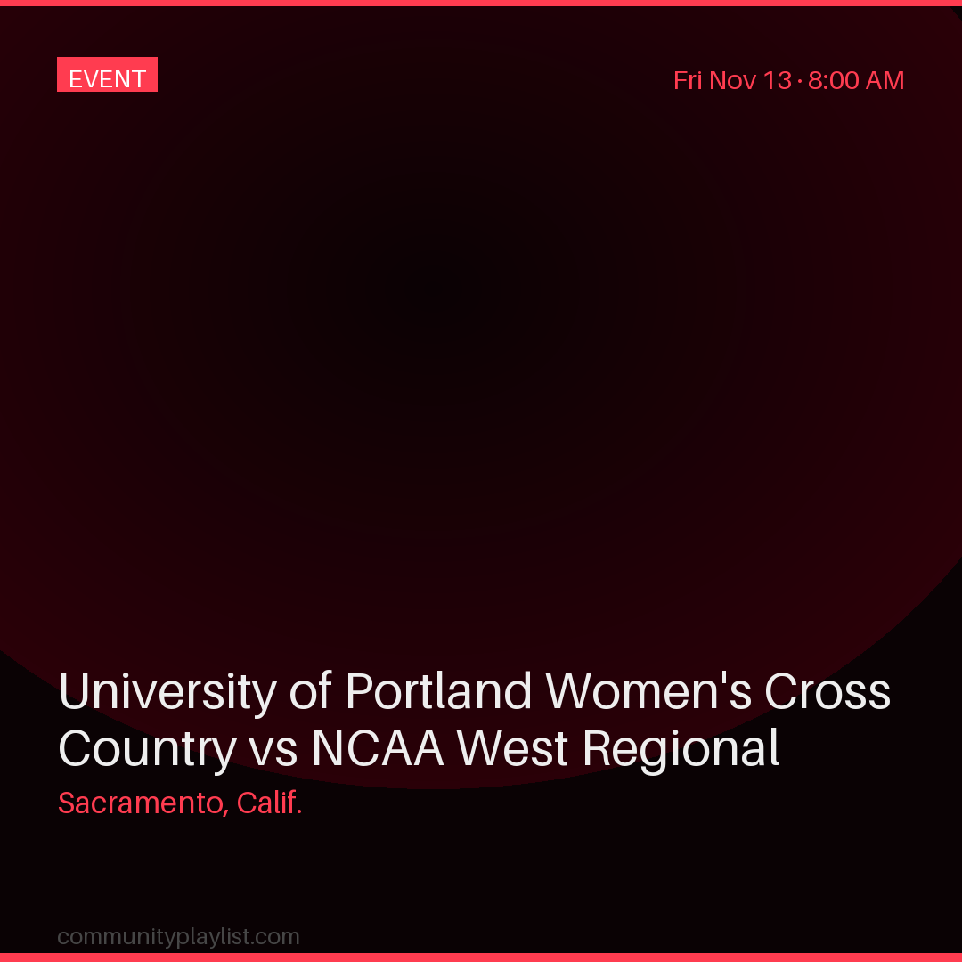 University of Portland Women's Cross Country vs NCAA West Regional