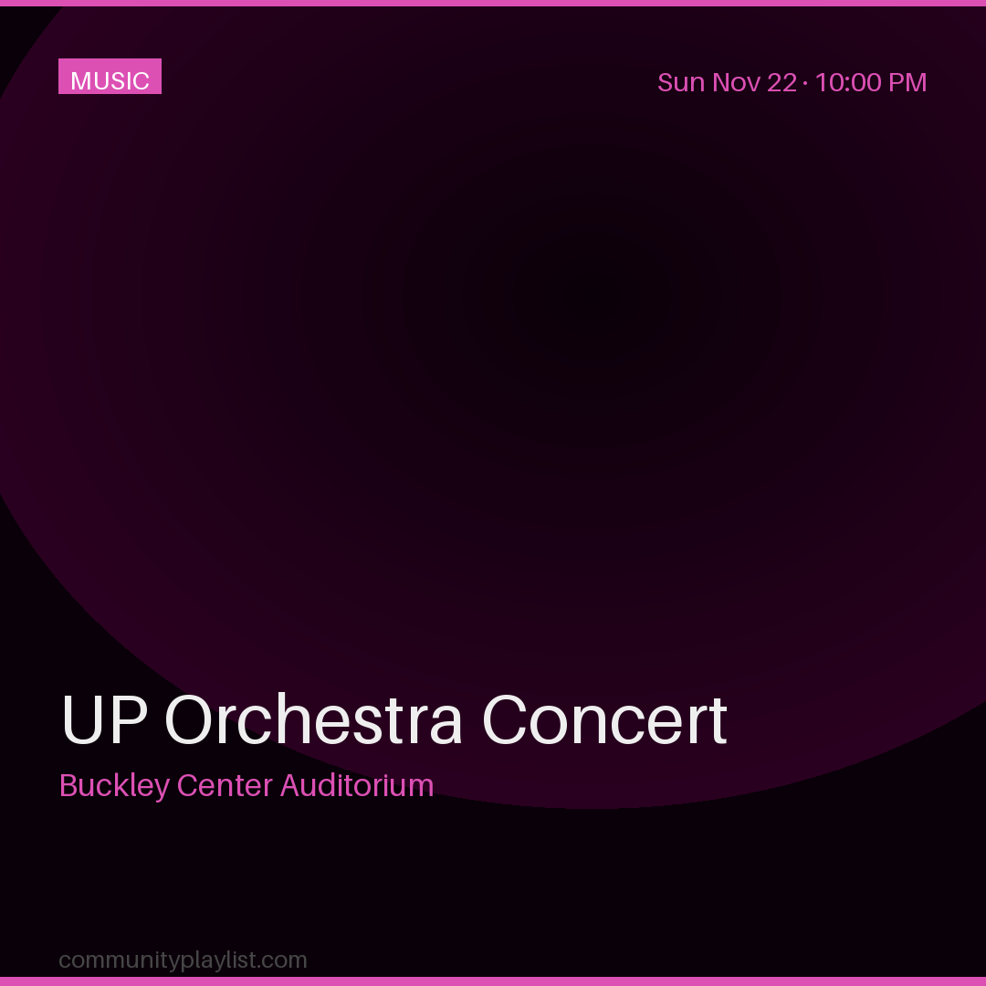 UP Orchestra Concert