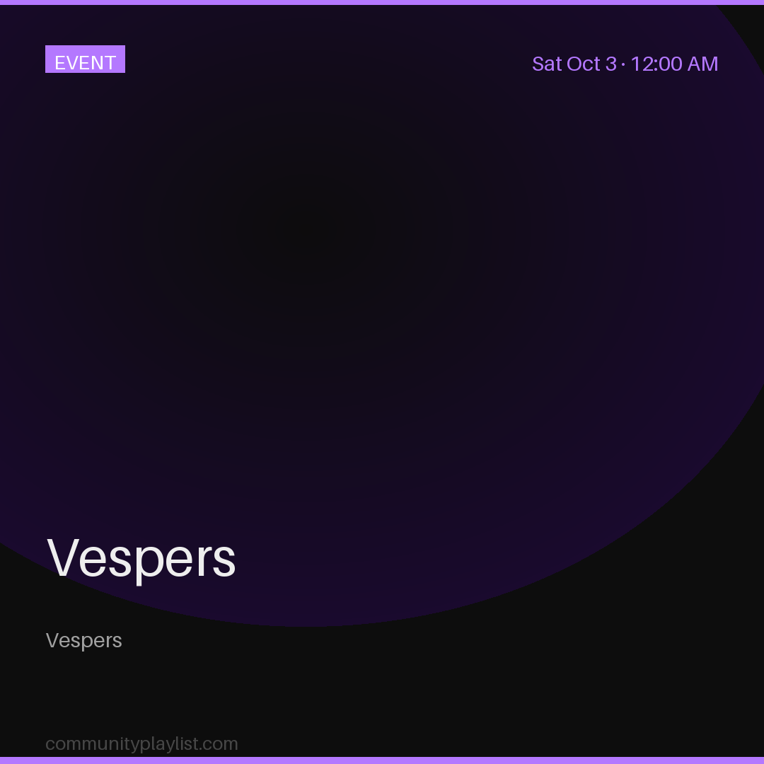 Vespers