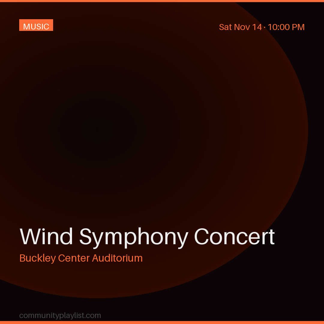 Wind Symphony Concert