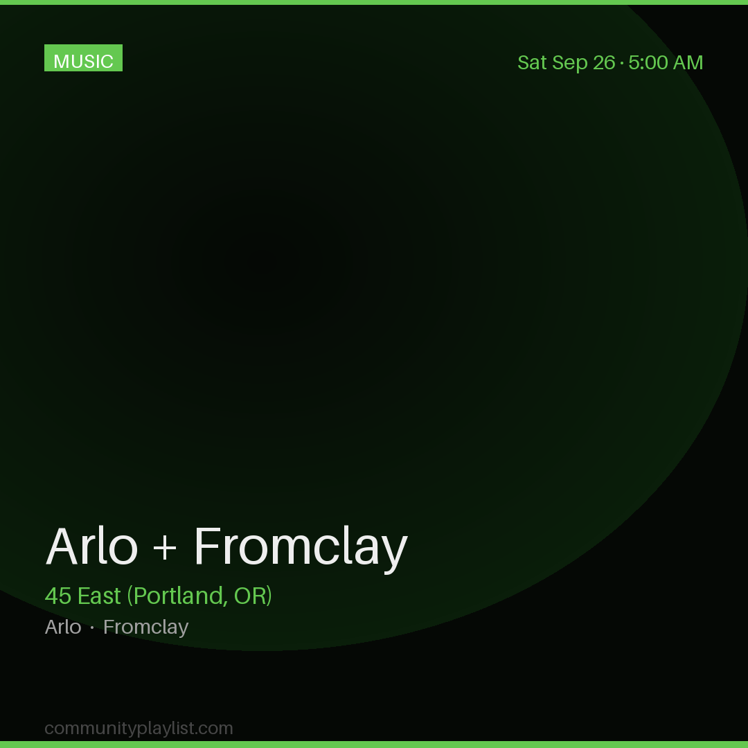 Arlo + Fromclay
