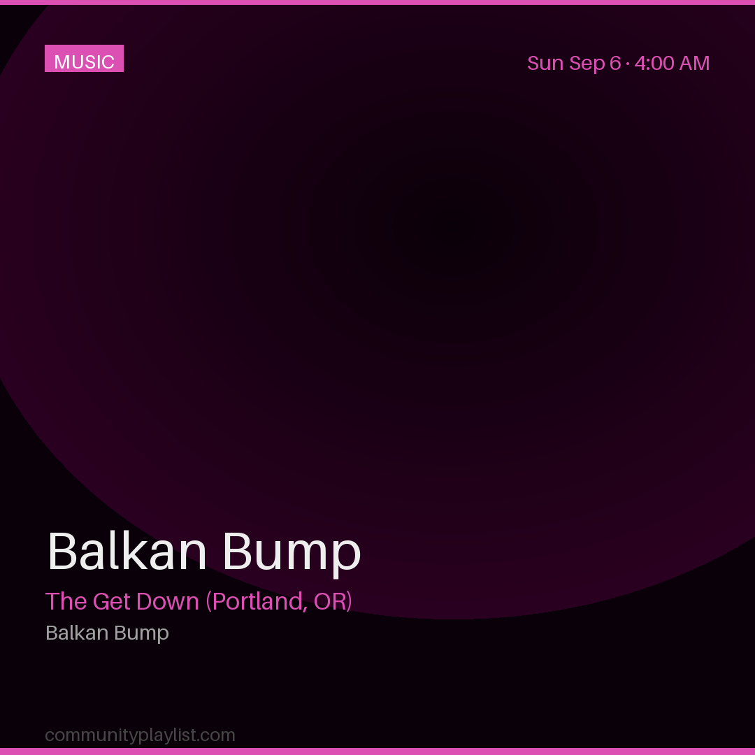 Balkan Bump