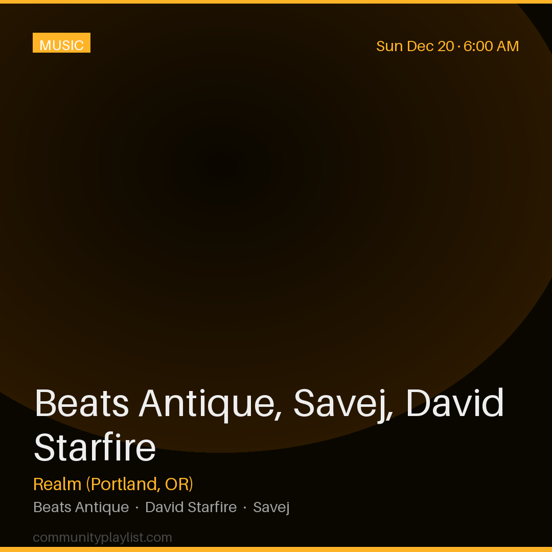 Beats Antique, Savej, David Starfire