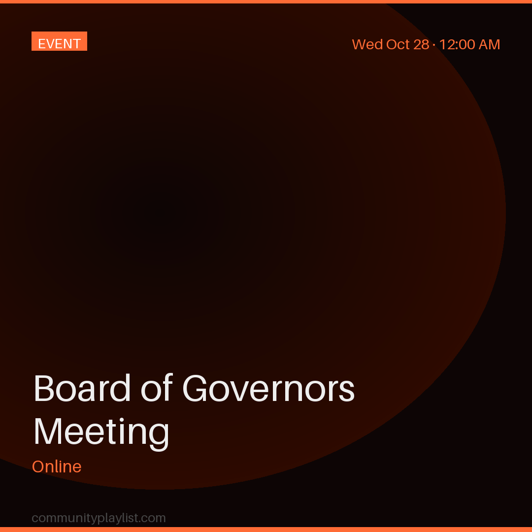 Board of Governors Meeting