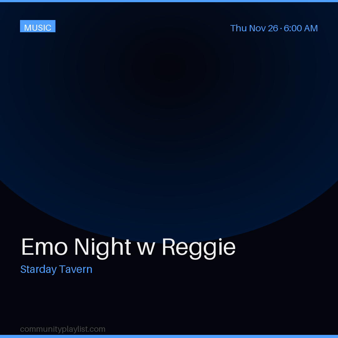 Emo Night w Reggie