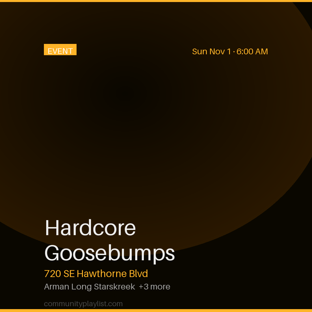 Hardcore Goosebumps