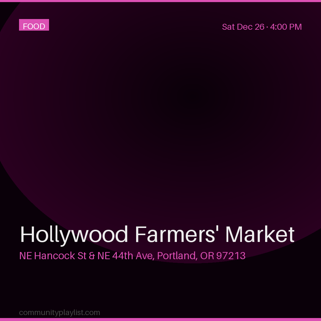 Hollywood Farmers' Market