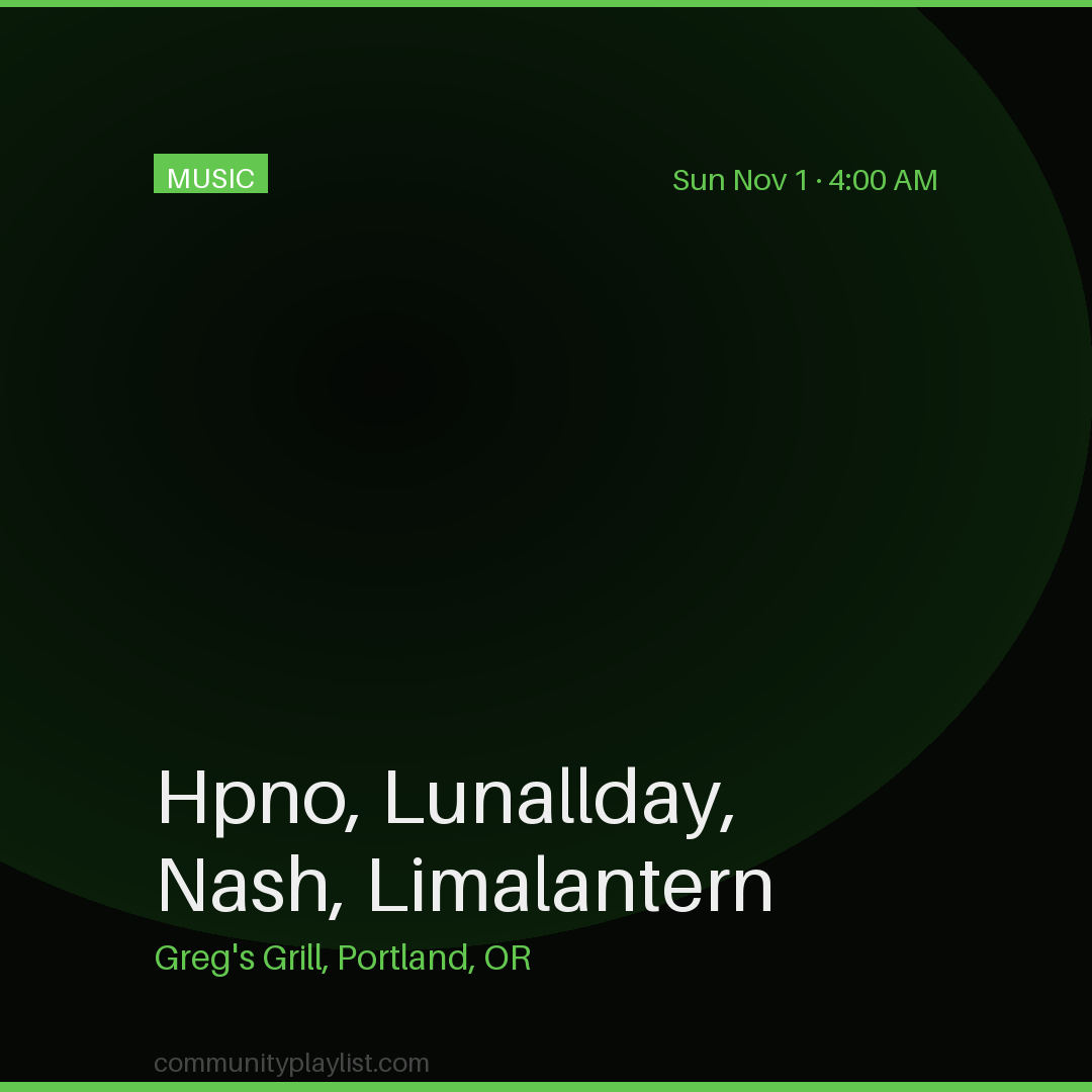 Hpno, Lunallday, Nash, Limalantern
