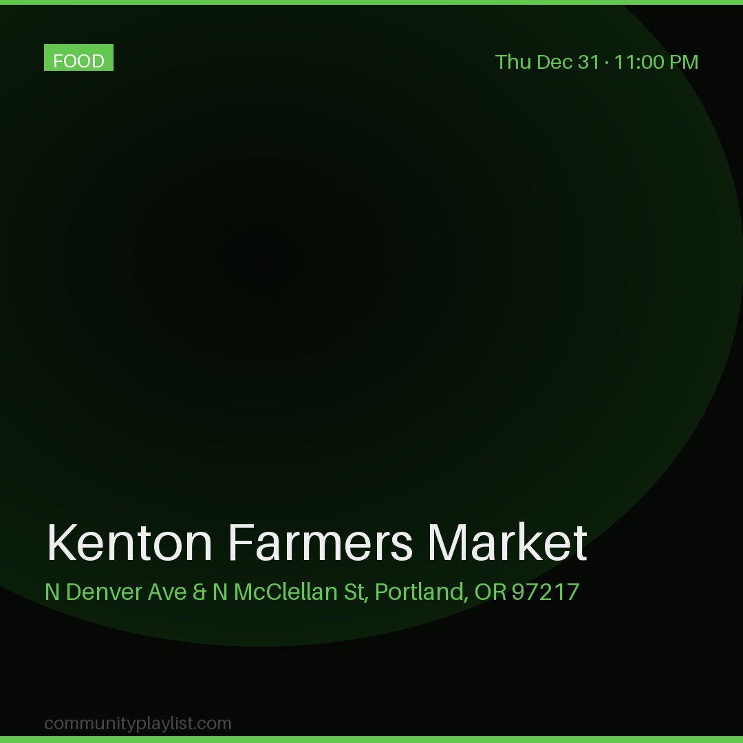 Kenton Farmers Market