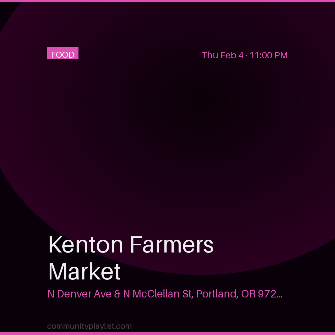Kenton Farmers Market