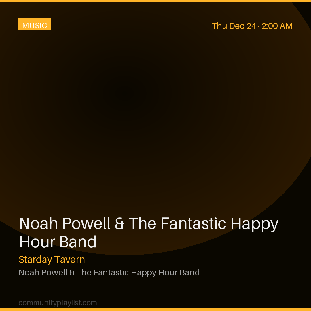 Noah Powell & The Fantastic Happy Hour Band