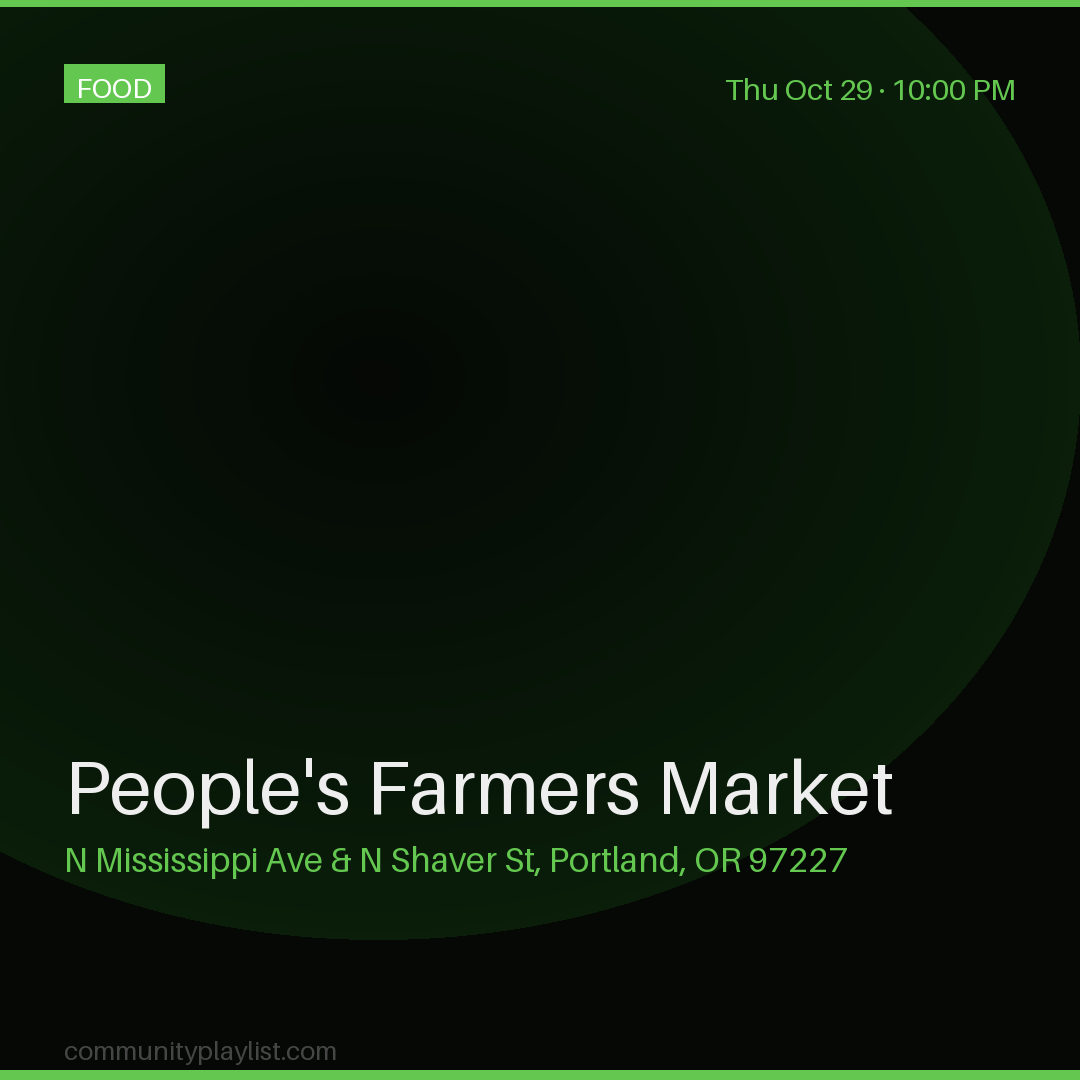 People's Farmers Market
