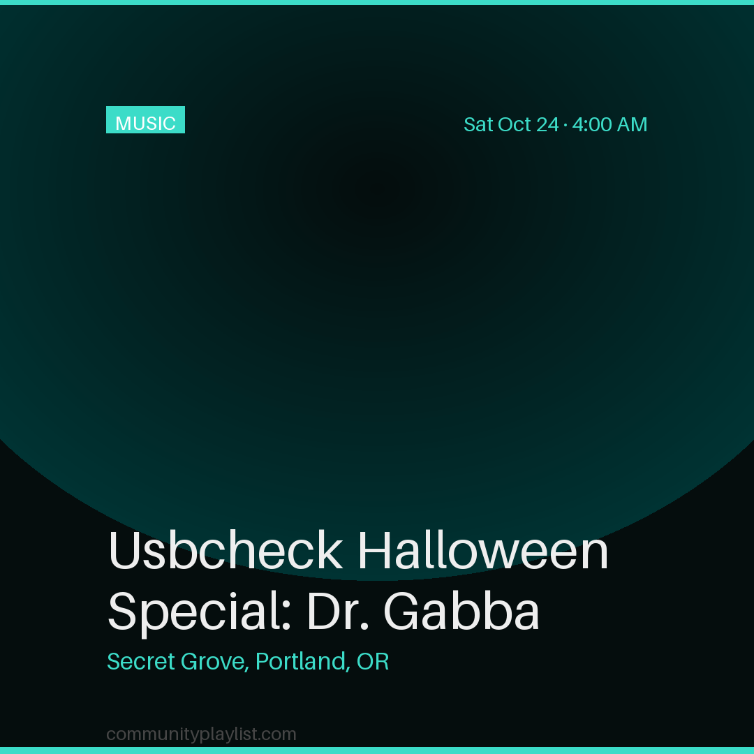 Usbcheck Halloween Special: Dr. Gabba