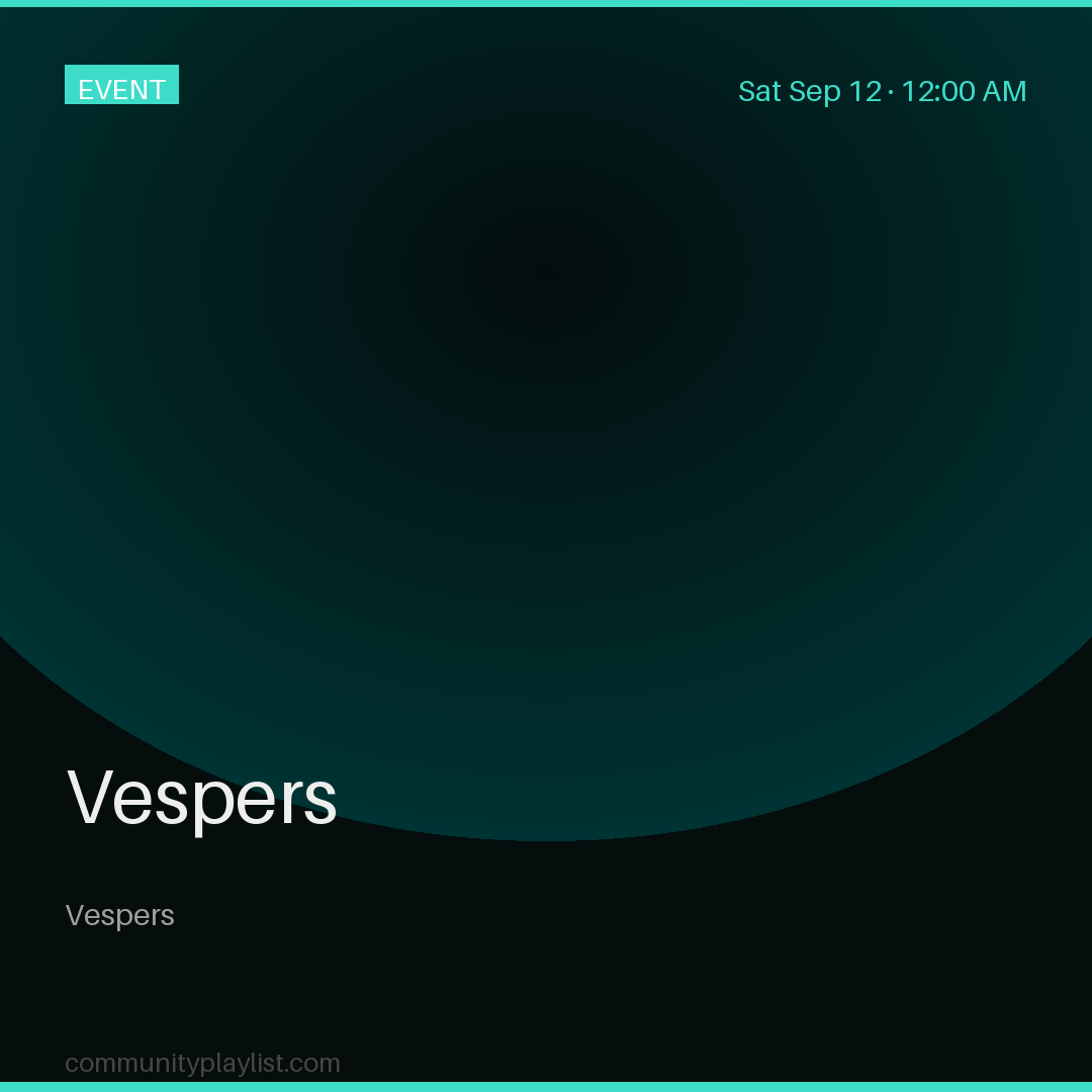Vespers