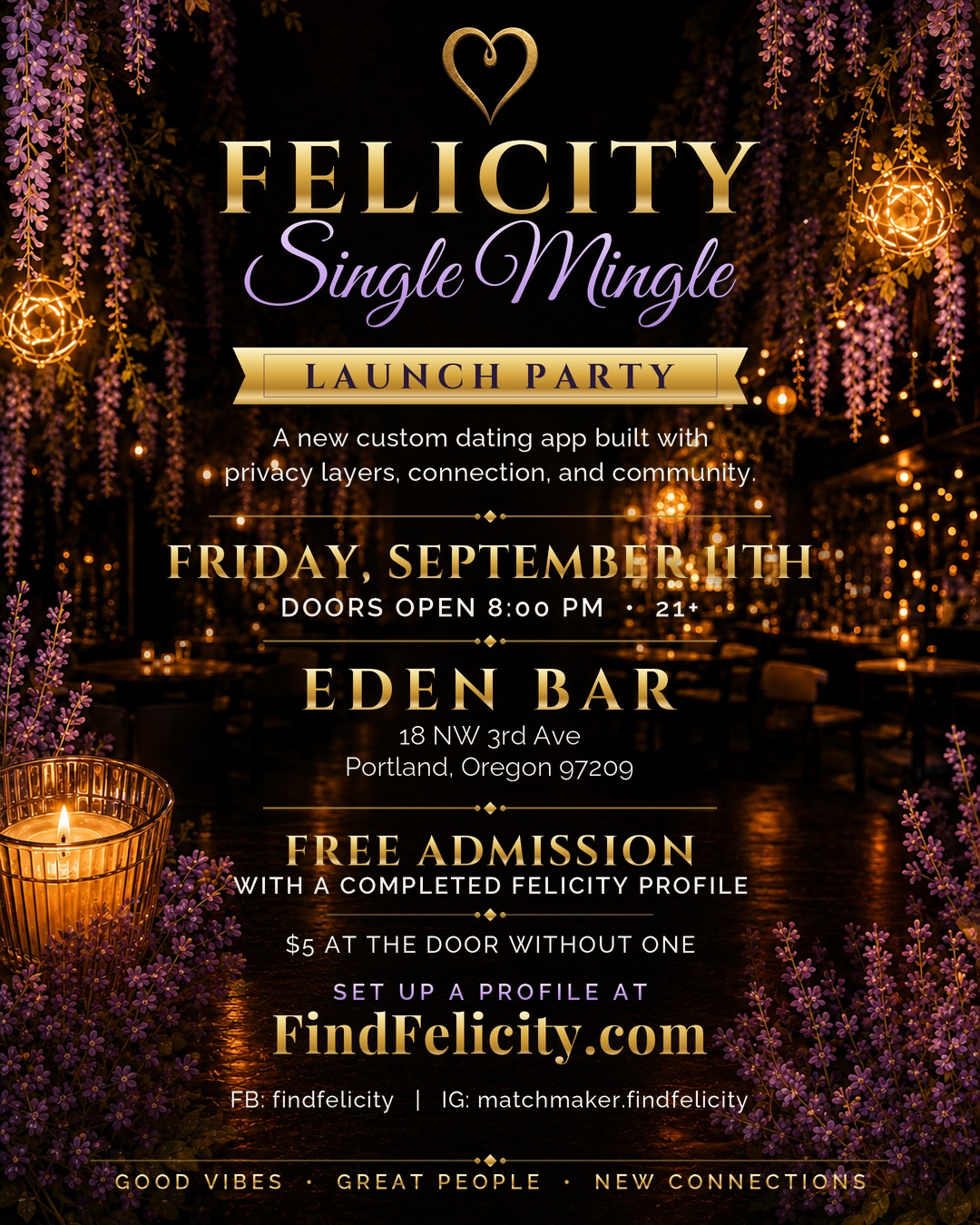 Felicity Single Mingle Launch Party