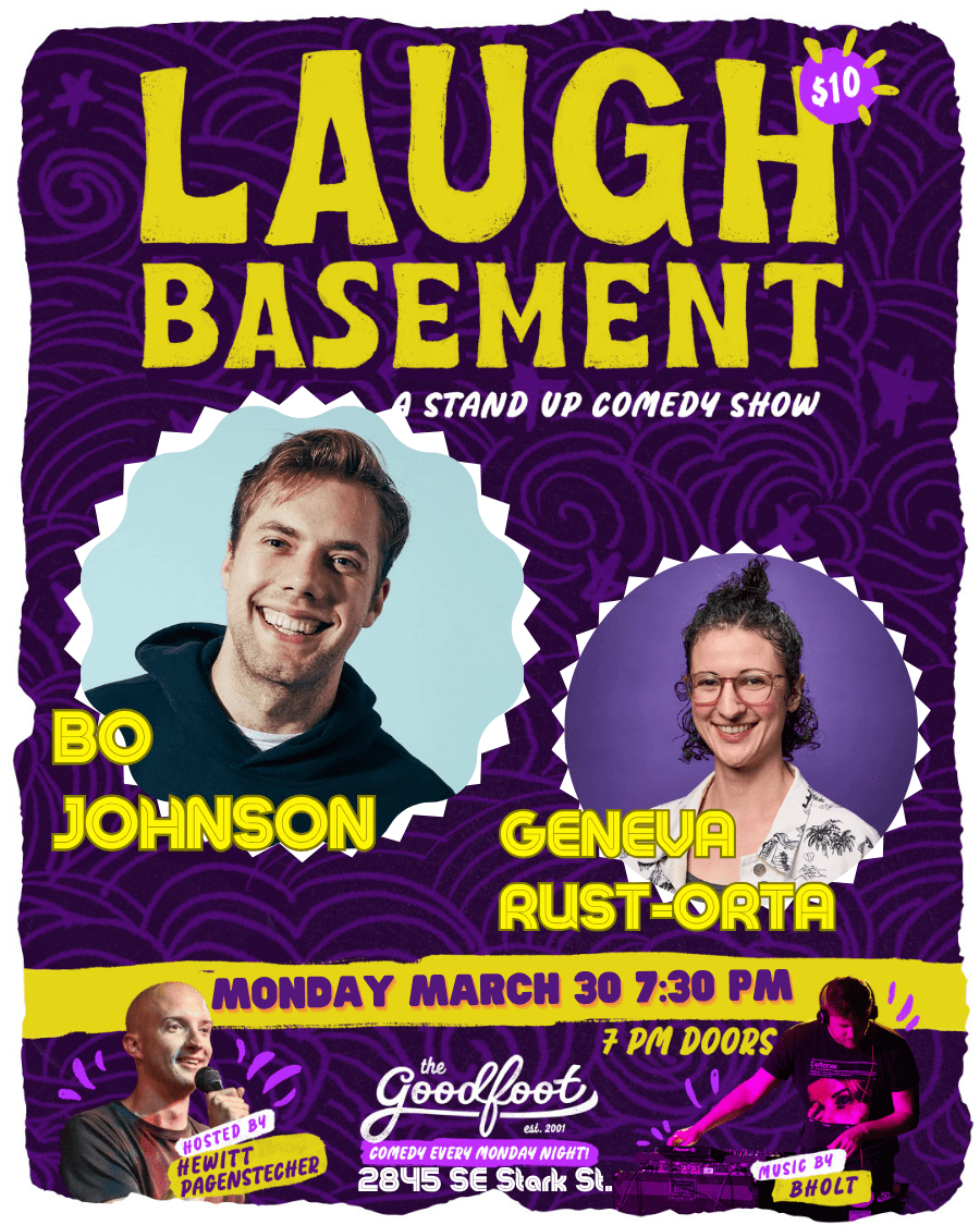 LAUGH BASEMENT STAND-UP COMEDY SHOWCASE (7pm Doors)