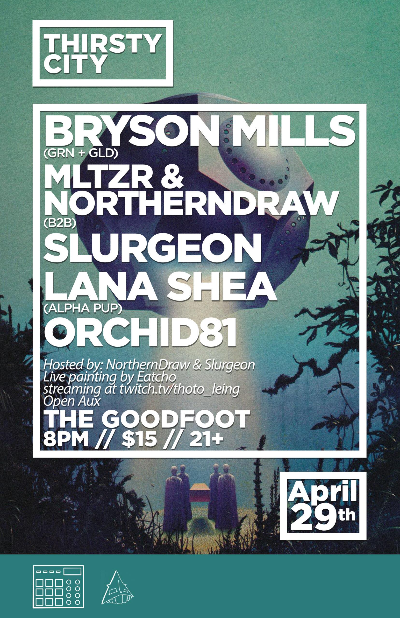 Thirsty City Beats Showcase (8pm Doors)